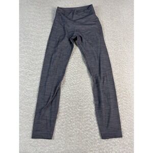 Lululemon Leggings Womens 4 Gray High Rise Heathered Yoga Pants Workout Athletic